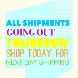 Next Shipping Day is tomorrow